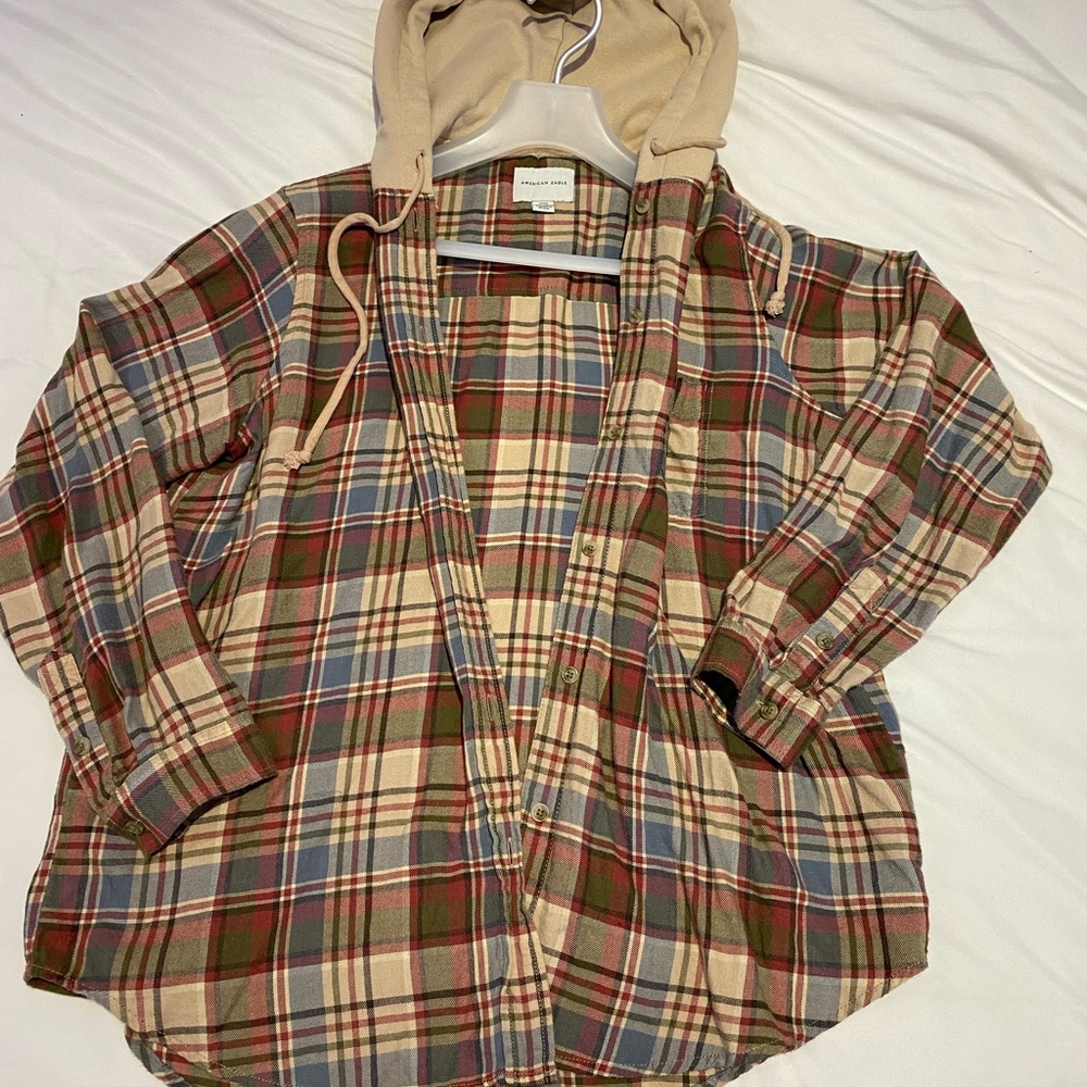 American eagle plaid jacket